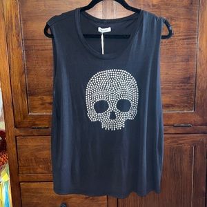 NWT Lauren Moshi skull tank